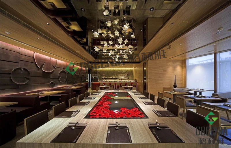 西餐廳裝飾防火板