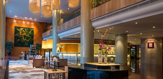 使用格林雅板材裝修的陽光酒店-室內裝修