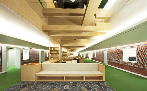 使用格林雅防火板裝修的上海國際醫學中心醫院休閑中心